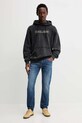 Bombažen pulover Guess Jeans M5BQ30.KCPR1 siva AW25