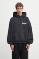 RHUDE cotton sweatshirt International Racing Logo cotton black RHPF25HO07012