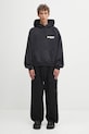 RHUDE felpa in cotone International Racing Logo RHPF25HO07012 nero