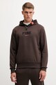 BOGNER Fire+Ice bluza bawełniana KRISTAN z kapturem brązowy 84318517
