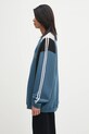 Βαμβακερή μπλούζα Martine Rose Panelled 673JS01529D μπλε AW25