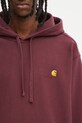 Carhartt WIP bluza Hooded American Script Sweat bordowy I028279.33KXX