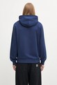 Odzież Carhartt WIP bluza bawełniana Hooded Script Embroidery Sweat I035392.3CCXX niebieski