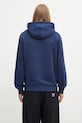Одяг Бавовняна кофта Carhartt WIP Hooded Script Embroidery Sweat I035392.3CCXX блакитний
