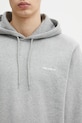 Carhartt WIP bluza bawełniana Hooded Script Embroidery Sweat szary I035392.00DXX