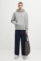 Carhartt WIP bluza bawełniana Hooded Script Embroidery Sweat I035392.00DXX szary