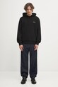 Bavlnená mikina Carhartt WIP Hooded Script Embroidery Sweat I035392.0D2XX čierna