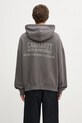 Одежда Хлопковая кофта Carhartt WIP Hooded Distance Sweat I035639.874J серый