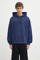 Pamučna dukserica Carhartt WIP Hooded Benton Sweat bez uzorka plava I034589.VQGD