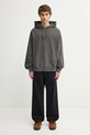 Carhartt WIP bluza bawełniana Hooded Benton Sweat I034589.87GD szary