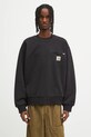 Carhartt WIP bluza Detroit Sweat gładkie czarny I035547.8906