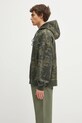Carhartt WIP bluza bawełniana Hooded Benton Sweat I034589.38TGD zielony AW25