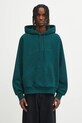Carhartt WIP bluza bawełniana Hooded Ray Sweat bawełna zielony I035640.05AXX