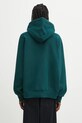 Odzież Carhartt WIP bluza bawełniana Hooded Ray Sweat I035640.05AXX zielony