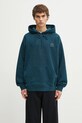 Carhartt WIP bluza bawełniana Hooded Vista Sweat bawełna turkusowy I029523.0AUGD