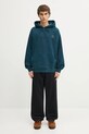 Carhartt WIP bluza bawełniana Hooded Vista Sweat I029523.0AUGD turkusowy