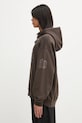 Carhartt WIP bluza bawełniana Hooded Hackwork Sweat I035641.3EEXX brązowy AW25