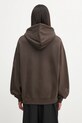 Odzież Carhartt WIP bluza bawełniana Hooded Hackwork Sweat I035641.3EEXX brązowy