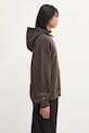 Carhartt WIP bluza bawełniana Hooded Hackwork Sweat brązowy I035641.3EEXX