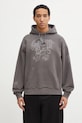 Carhartt WIP bluza bawełniana Hooded Hackwork Sweat bawełna brązowy I035641.3EGXX