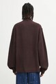 Odzież Carhartt WIP sweter z dodatkiem wełny Detroit Half Zip Sweater I035398.33HXX brązowy