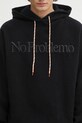 No Problemo pamut melegítőfelső Reverse Fleece Hoodie fekete NP2002204