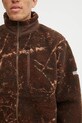Fleecová mikina No Problemo Zip Through Fleece hnědá NP7000504