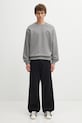 Maison Kitsuné cotton sweatshirt Fox Head Comfort PM00304KM0341 gray