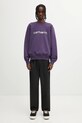 Carhartt WIP bluza Carhartt Sweat I030546.38IXX fioletowy