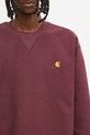 Carhartt WIP bluza American Script bordowy I025475.33KXX