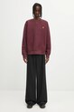 Carhartt WIP bluza American Script I025475.33KXX bordowy