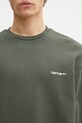 Бавовняна кофта Carhartt WIP Script Embroidery зелений I034496.3CDXX