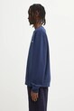Carhartt WIP bluza bawełniana Script Embroidery I034496.3CCXX granatowy AW25