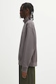 Carhartt WIP sweatshirt Half Zip American Script I027014.33CXX gray AW25