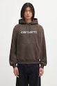 Carhartt WIP bluza Hooded Carhartt z kapturem brązowy I030547.3CEXX