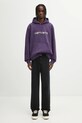 Carhartt WIP bluza Hooded Carhartt I030547.38IXX fioletowy