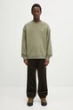 Café Kitsuné bluza bawełniana Relax PU00301KM0330 zielony