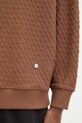 Ader Error bluza bawełniana SWEAT SHIRT brązowy BO01FWSW0103BR
