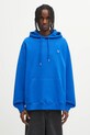 Ader Error bluza bawełniana HOODIE z kapturem niebieski BO42FYHD0101BL
