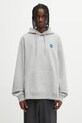 Ader Error bluza bawełniana HOODIE z kapturem szary BO42FYHD0101GR