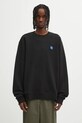 Ader Error bluza bawełniana SWEAT SHIRT gładkie czarny BO42FYSW0101BK