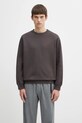 Gramicci bluza One Point Crew gładkie brązowy G308.FT