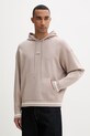 Filling Pieces felpa con cappuccio da uomo con viscosa Knit Hoodie beige 422532500265