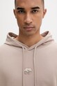 Filling Pieces felpa con cappuccio da uomo con viscosa Knit Hoodie beige 422532500265