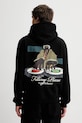 Filling Pieces bluza bawełniana Hoodie DJ nadruk czarny 422532501241