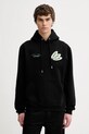 Odzież Filling Pieces bluza bawełniana Hoodie DJ 422532501241 czarny