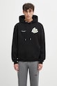 Odzież Filling Pieces bluza bawełniana Hoodie DJ 422532501241 czarny