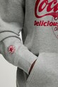 Converse bluza bawełniana x Coca Cola CVM5H502 szary