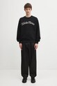 Хлопковая кофта Wacko Maria 25FW.WMC.SS08 чёрный