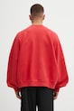 Odzież Willy Chavarria bluza bawełniana Diablo Hooligan WCJSY0118.006 czerwony